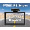5-дюймовый AHD IPS DVR 2-канальный Автомобильный Монитор Заднего Вида 1920*1080 AHD Камера Заднего Переднего Бокового Вида Автомобильная Камера Ночное Видение Видеозапись