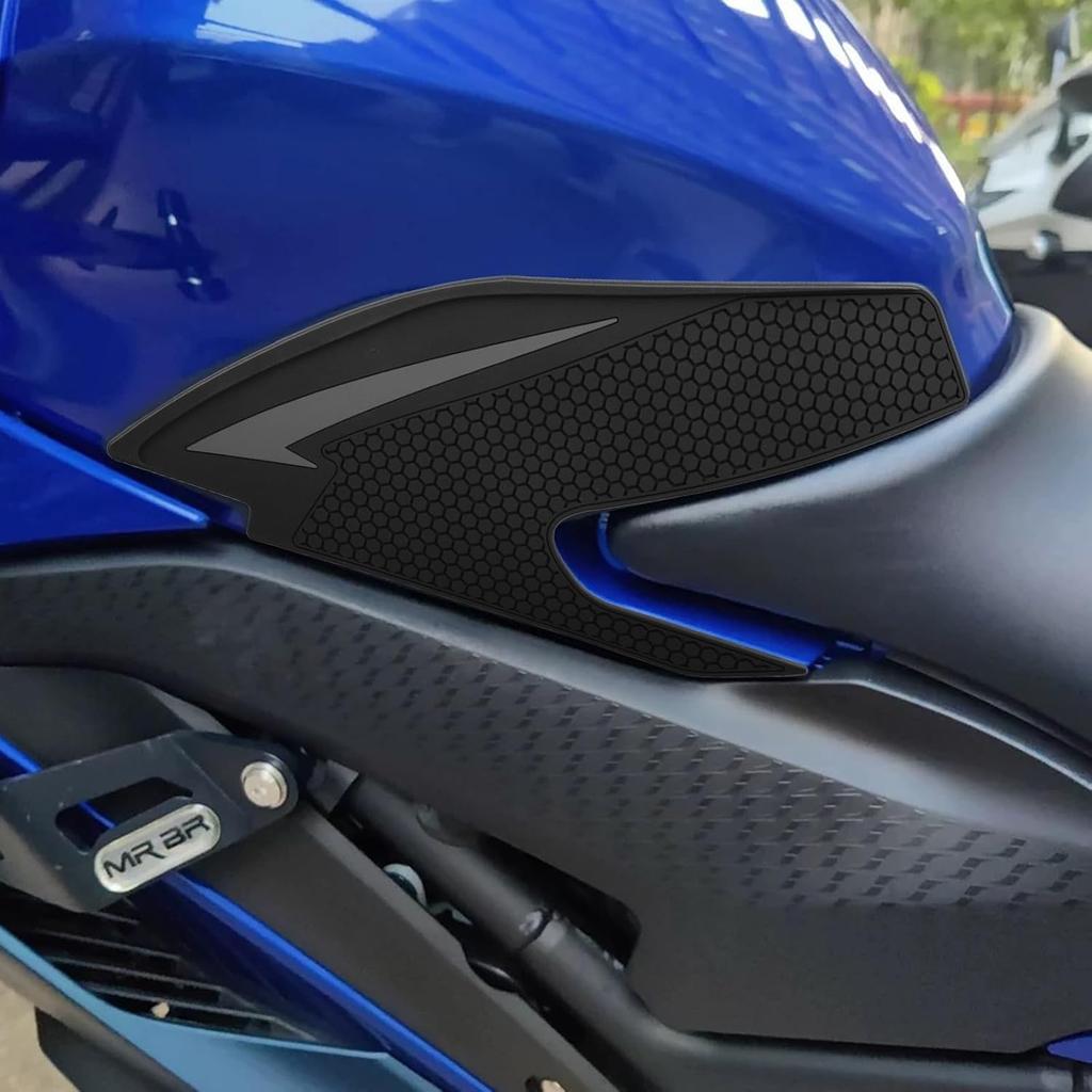 Motokano Накладка на бак для YZF-R25 и YZF-R3 (2019-2025 гг.) - Тракшн-пад (Серый)