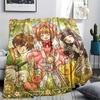 Cardcaptor Sakura Print Flannel Blanket, Ultra Soft High Quality All Seasons Warm Throw, Home Decor Cozy Blanket, Perfect Christmas Gift
