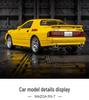 Модель купе Zhongyuanxing RX-7 из сплава с инерционным механизмом, звуковыми и световыми эффектами