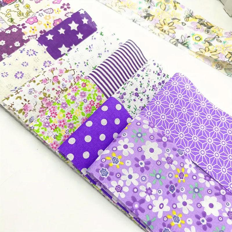 40 шт./набор однотонный фиолетовый лоскутное одеяло рулет для рукоделия шитья своими руками поделок, 6,5 см x 50 см