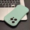Тонкий силиконовый чехол-пояс для телефона Apple 17/16pro/15pro/14/13 - Однотонный, Мягкий и прочный, Совместим с трансграничными продажами