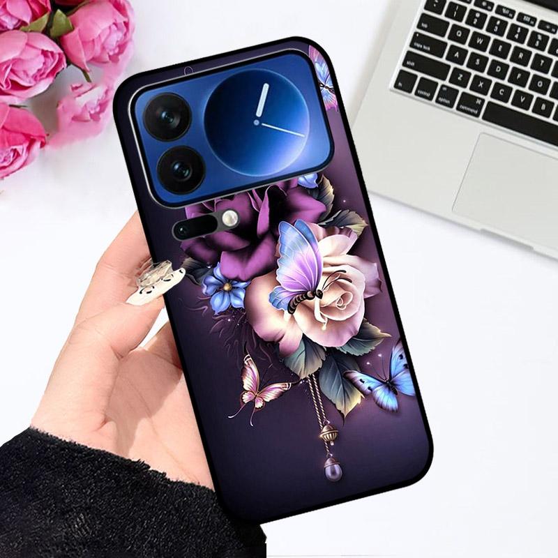 Силиконовый чехол для Xiaomi 17Pro/17 Pro Max, противоударная задняя крышка телефона, милые расписные Fundas для Xiaomi17 Pro Max, мягкий ТПУ корпус