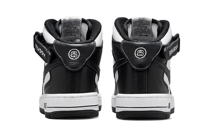 Nike Air Force 1 Mid Stussy Светлая кость Черный PS DN4158-002