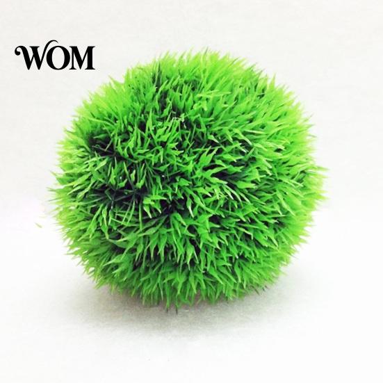 Turtle Safe Tank Decoration Artificial Water Plant, Natural Color Dense Grass Shape Aquarium Plants, Soft Eco-friendly Decor Plastic Fake Plants