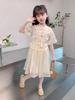 Summer Girls New Chinese Princess Dress Elegant Kids Hanfu Inspired Outfit Set