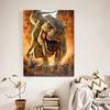 Round Drill 5D DIY Diamond Painting "Dinosaur" Embroidery Cross Stitch Home Decor