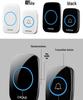 Smart Wireless Doorbell: Ultra-Long Range, Dual Receiver, Remote Control, Waterproof, Perfect for Homes, Elderly, and Patients