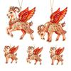 3/4/5 шт. 2D Плоский кулон-коза Акриловая елочная игрушка Новый сувенир-коза Брелоки для сумки