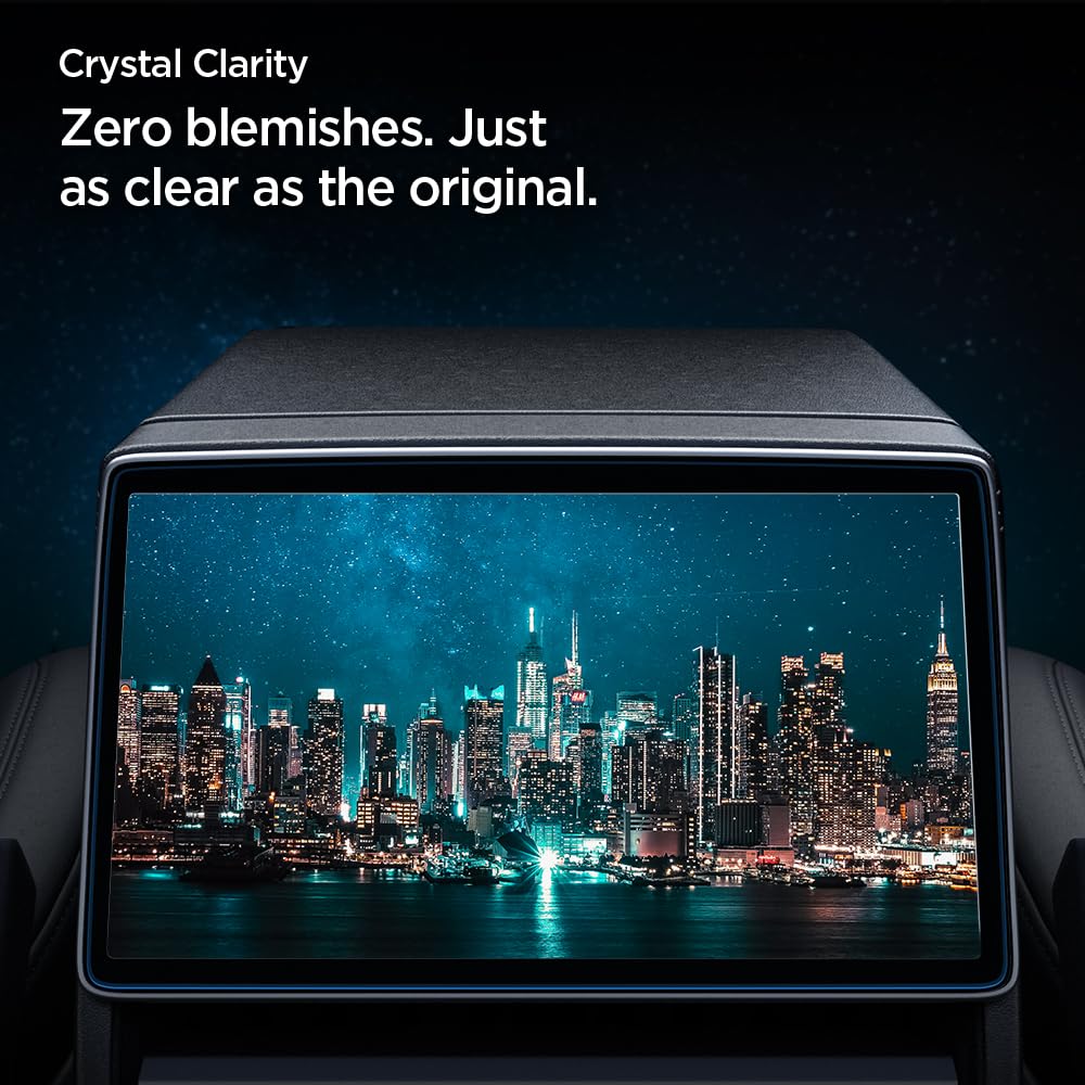 Spigen Защитная пленка для стекла для Tesla Model 3 (24) tRSlim 8" с набором пасты Анти