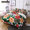 Cactus Duvet Cover Set King Queen Size Tropical Botanical Garden Print Green Plant For Girls Boys Teen Polyester Bedding Set