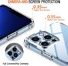 Роскошный ударопрочный прозрачный чехол для телефона для iPhone 17 16 15 13 12 11 14 Pro Max Mini XR XS 7 8 Plus Силиконовая прозрачная задняя крышка