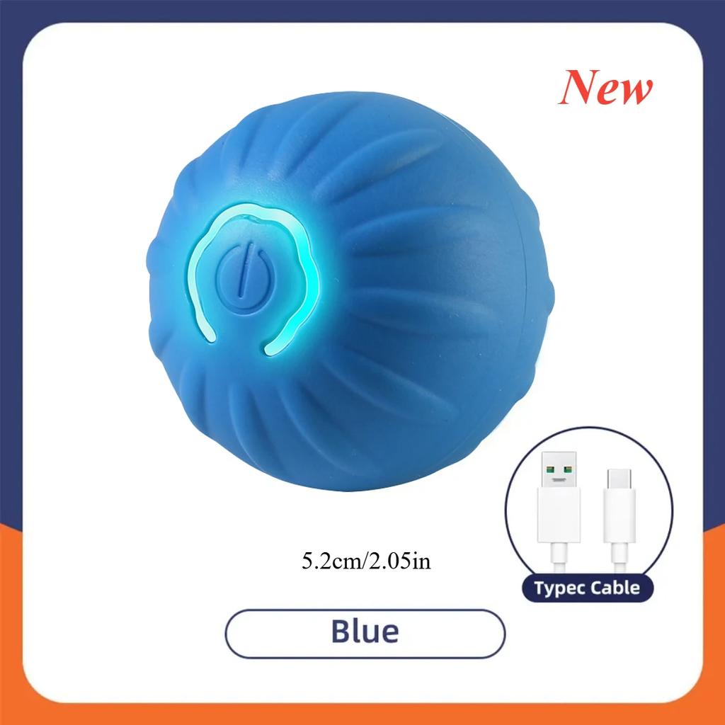 Умная игрушка для собак, мяч, автоматическая электронная интерактивная обучающая игрушка для домашних животных, гравитационный движущийся мяч, перезаряжаемый активный катящийся мяч, игрушка