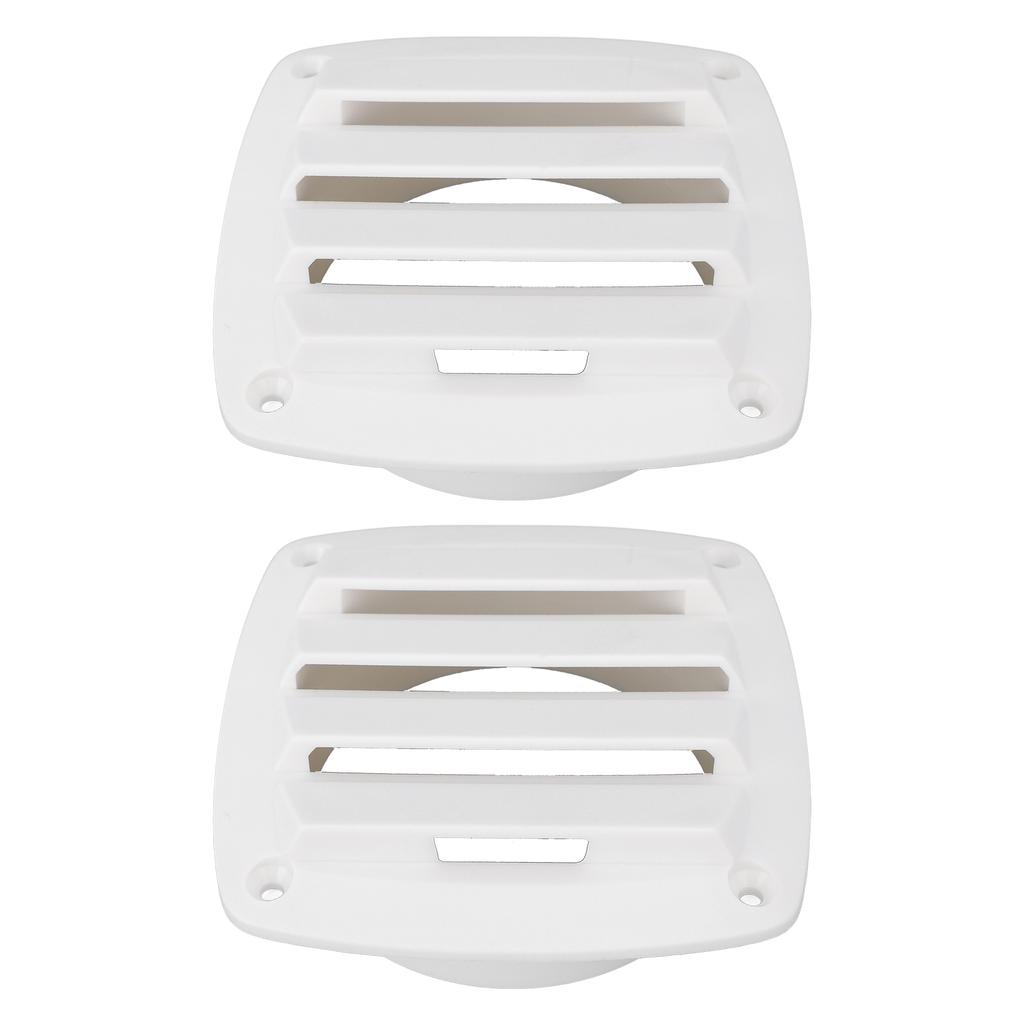 2PCS Boat Louvered Vents 5 Inch Nylon Marine Air Vent Grille Ventilation Louver Cover for Yacht RV Caravans Home