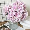 Искусственный цветок гортензии 'Real Touch', 14 дюймов, большой, пышный, из искусственного шелка, с стеблем, для цветочной композиции, украшения дома, стола, свадебной вечеринки