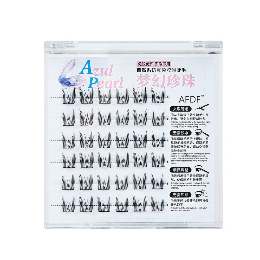 Clusters Self-adhesive False Eyelashes Soft Segmented Eyelashes Bundles  Travel