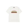 Gucci Мужская футболка оверсайз с оригинальным принтом 'Белый' 616036-XJCOQ-9095