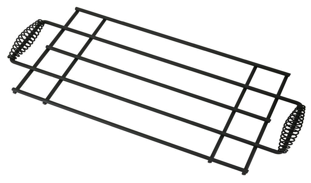 Captain Stag Camping Barbecue Bonfire Grates (Compatible with Bonfire Stands, Stoves, and Grills) Black, 570 x 230mm (UG-3252)