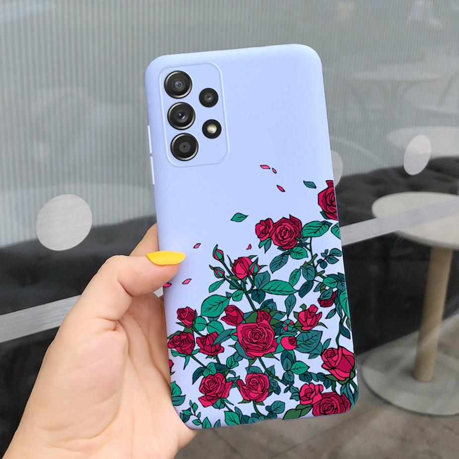 Чехол для Samsung Galaxy A23 SM-A235F Красивые Девушки Цветы Мягкий Силиконовый Чехол Для Samsung A23 A 23 Задняя Крышка GalaxyA23 Fundas