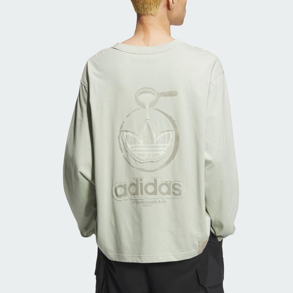 Adidas Originals Toc Long Sleeve Tee Unisex Tops Green JG1521