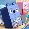 Механическая точилка для карандашей с героями мультфильмов, ручные точилки с автоматической подачей, детский подарок, канцелярские принадлежности, школьные принадлежности