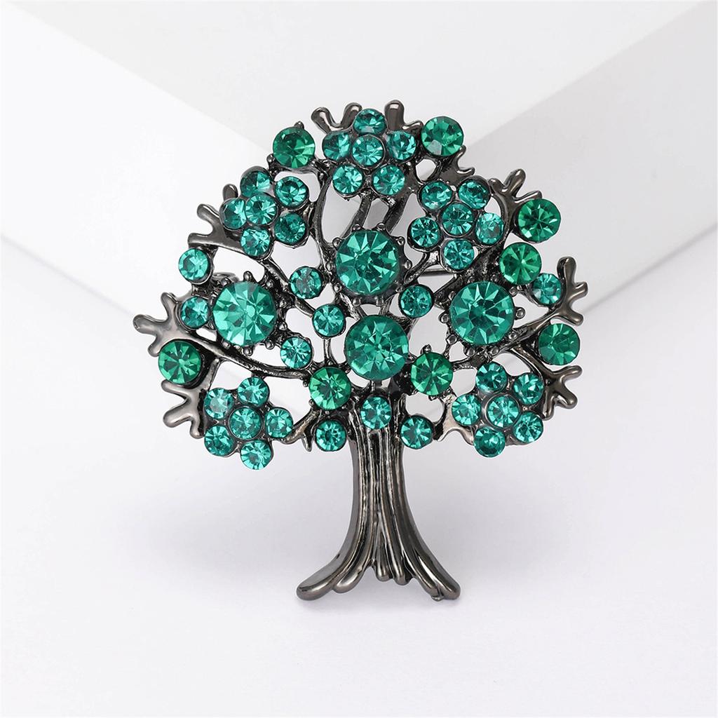 Elegant Tree Of Life Brooch Pin Distinctive Tree of Life Clothing Lapel Pin Essential Fashion Brooch Accessory