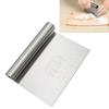 Stainless Steel Cake Scraper Pastry Cutters Baking Cake Cooking Dough Scraper Fondant Spatulas Edge DIY Baking Decorating Tools