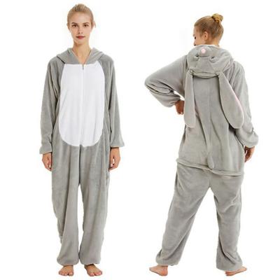 Пижама-комбинезон с животными для взрослых и детей, унисекс, фланелевая, цельная, для сна, костюм для косплея на Хэллоуин, домашняя одежда