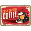 Metal Sign Coffee Tin Sign Posters Wall Decorations Vintage Cafe Retro Club Pub Bar Painting Home Decor Friends Wall Art Plaque