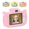 Детская камера с экраном 2,4 дюйма, разрешением 1080P и 8-кратным увеличением, светодиодная вспышка, симпатичный вид, запись видео, детская цифровая камера