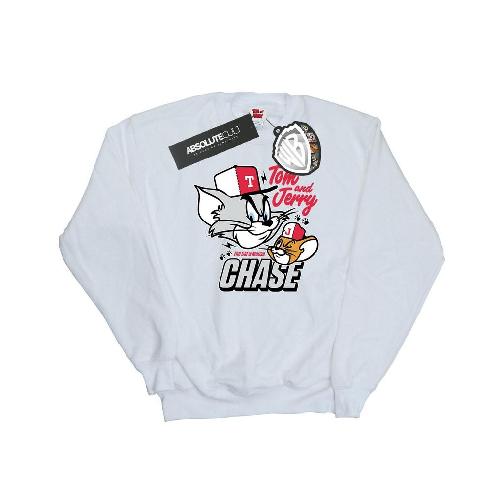 Tom and Jerry Mens Cat & Mouse Chase Sweatshirt