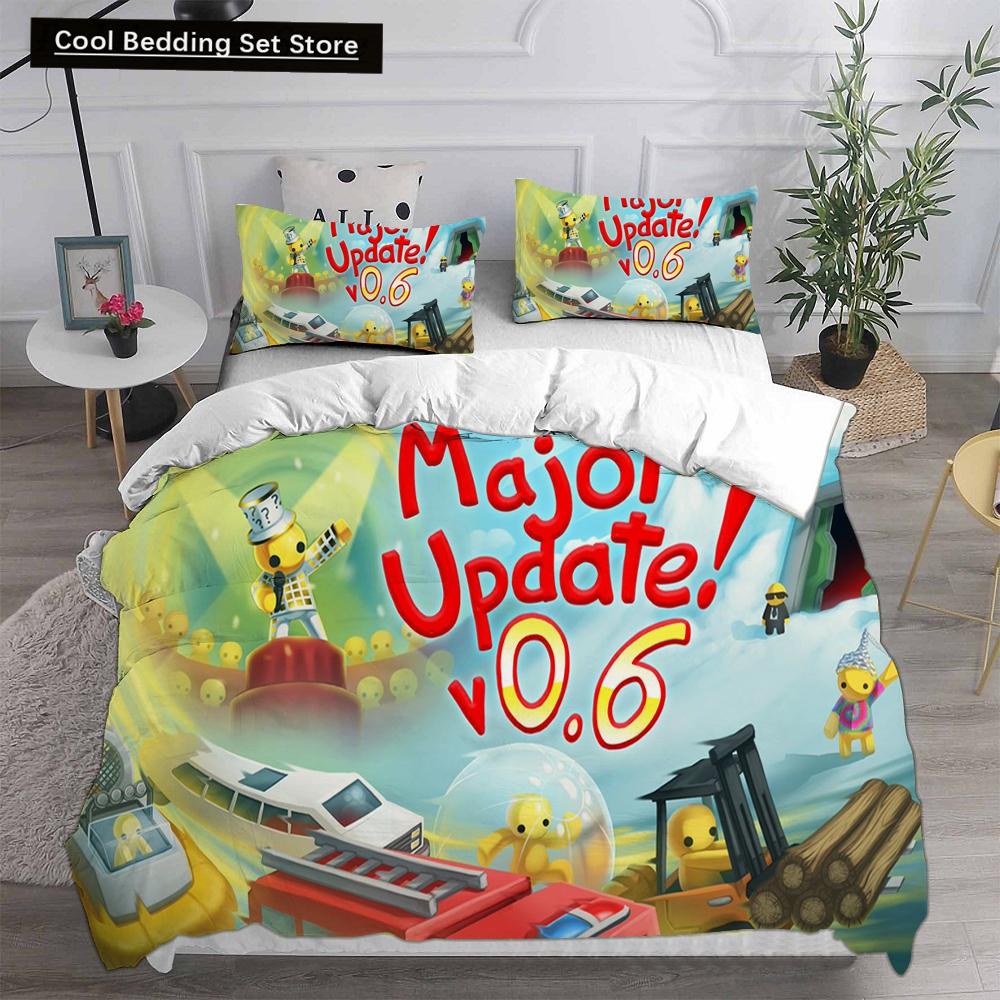 3D Print Wobbly Life Single Twin Full Queen King Size Quilt Anime Bed Cover Pillow Case 2-3 Pieces Duvet Cover Bedding Sets