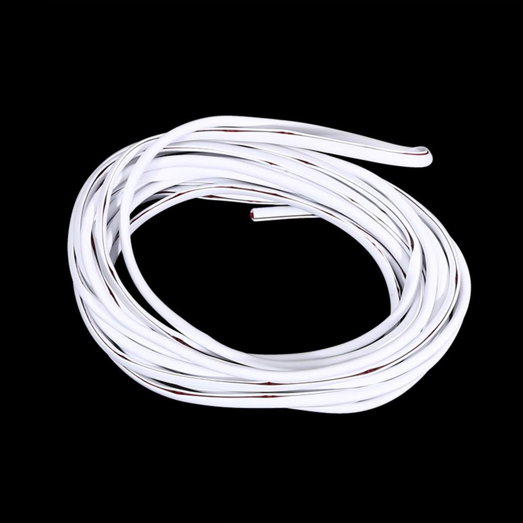 5/8M Car Door Weatherstrip PVC Seal Strip Anti Scratch Noise Insulation Protector Strip Anti-collision Sealing Sticker for Door Hood Trunk