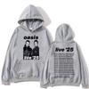 O-Oasis Live 25 Tour Hoodies Rock Band Punk Men Women Clothing Fashion Hip Hop Long Sleeves Hooded Sweatshirt Oversized Pullover