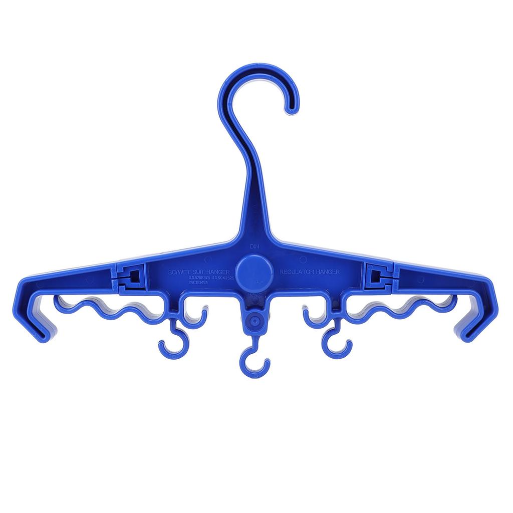 BCD BC Hanger Multi Purpose Ergonomic ABS Portable Durable Diving Gear for Travel Water Sports Blue