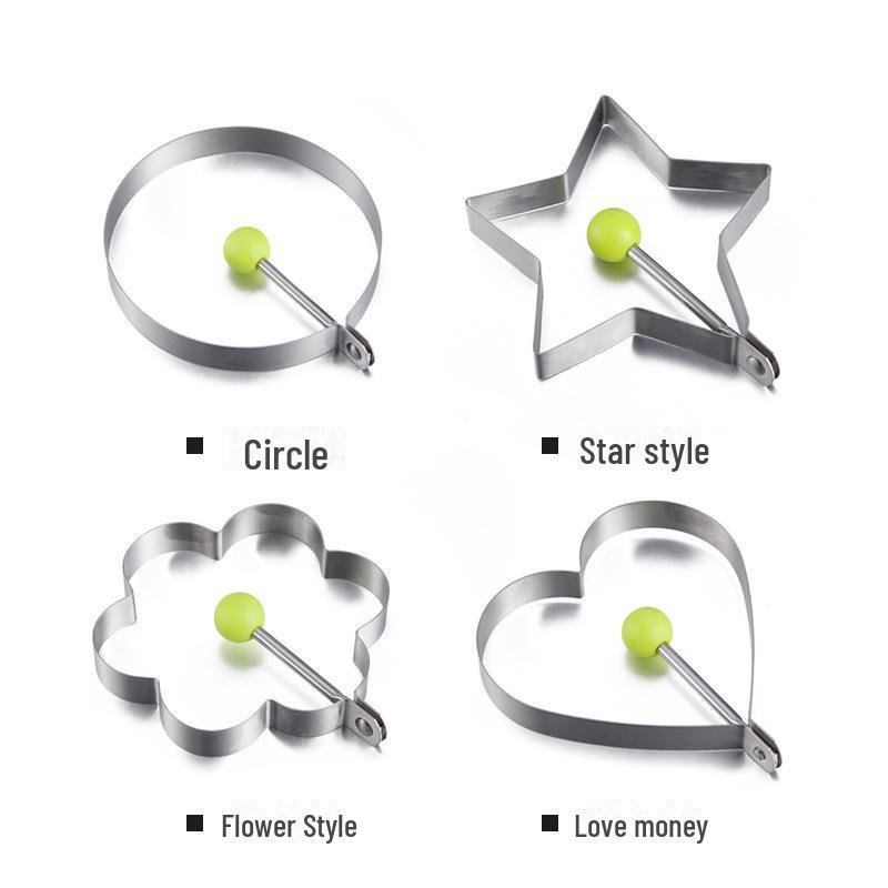 Кольцо из нержавеющей стали в форме сердца для омлета и яиц