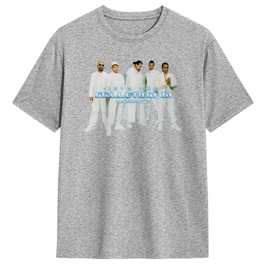 Amazing Backstreets Boy TShirt Unisex Crew Neck 100 Cotton T Shirt Into The Millennium Short Sleeve Tee Shirt Plus Size Tops