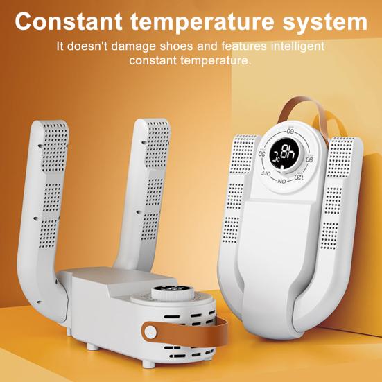 Smart Shoe Dryer with Intelligent Temperature Control 360-Degree Fast Heating Foldable