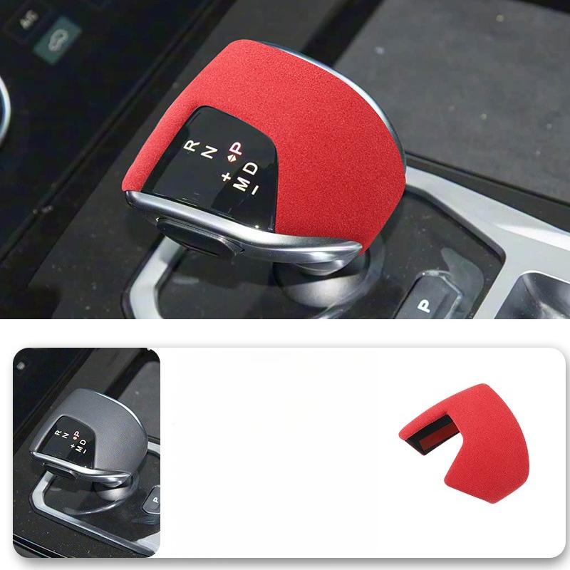 For JETOUR Black PU Leather Universal Car Gear Shift Knob Gear Stick Manual Transmission Shifter Lever sticker