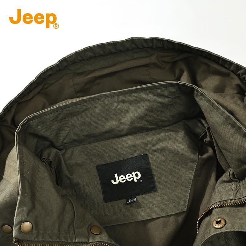 Jeep Мужская американская ретро куртка-спецовка с капюшоном