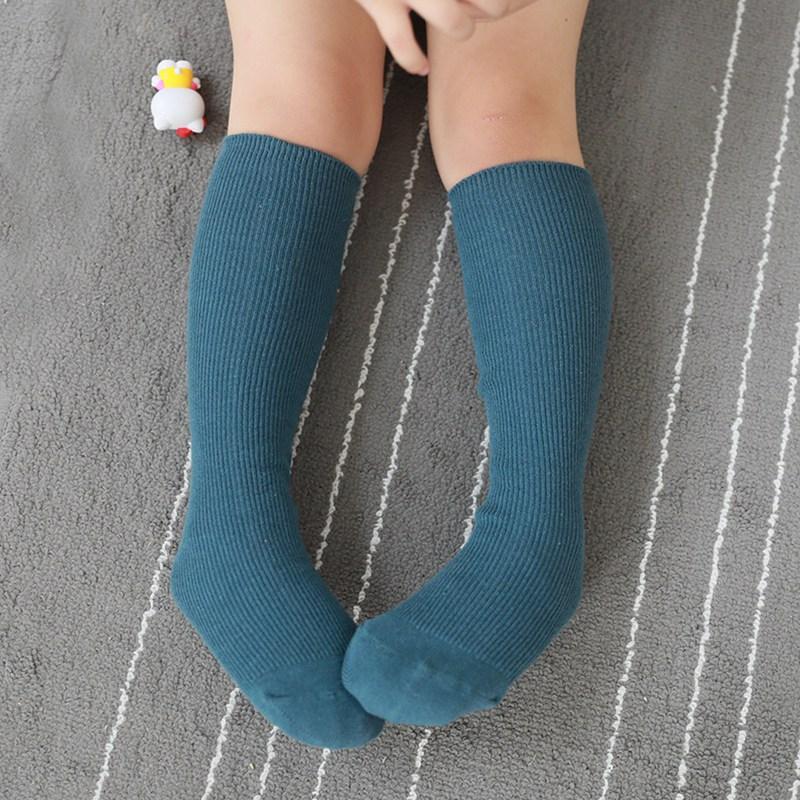 Детские носки Носки средней длины для мальчиков и девочек Однотонные детские носки