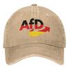 AFD Альтернатива для Германии Джинсовая Бейсболка Для улицы Спортзал Тракер Папа Шляпа Летняя Женская Мужская Приталенная Ретро Солнцезащитная Бейсболка
