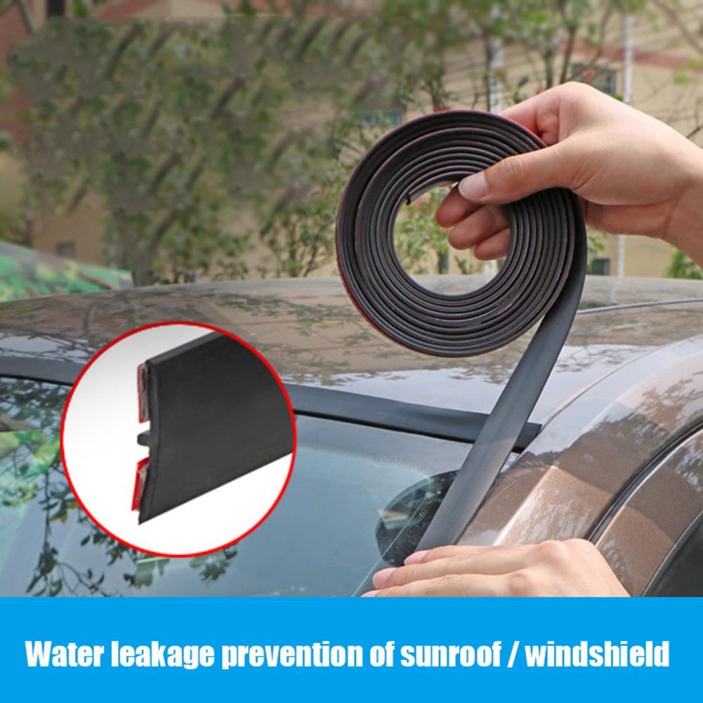Auto Seal Protector Sticker Rubber Waterproof Window Edge Windshield Roof Sealing Strip Auto Roof Windshield Sealant Protector