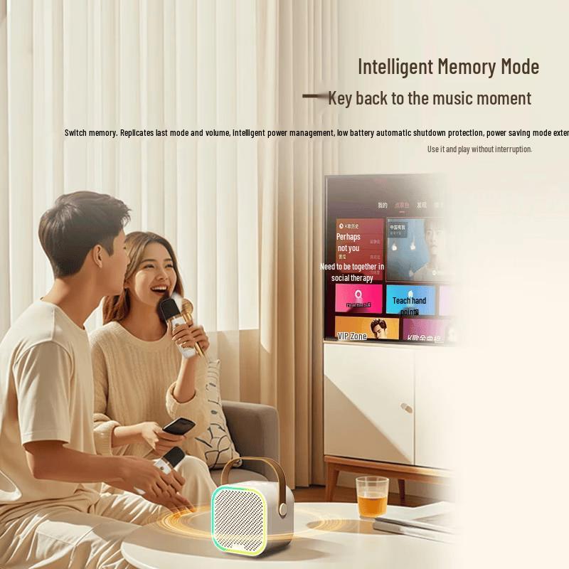 Edifier Q1 Portable KTV Speaker with Dual Microphones CN plug (adapter included) (CN version)