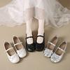 Модные и легкие балетки на плоской подошве Лето 2025 Новый стиль Нежные туфли феи Квадратный носок Женская обувь