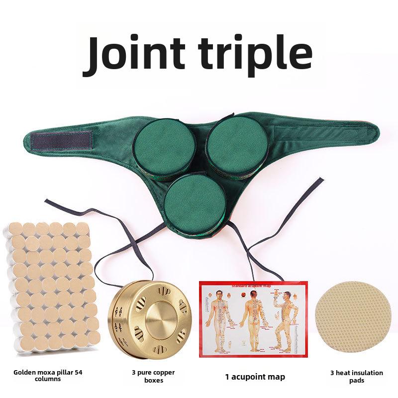 Portable Smokeless Moxibustion Set with Cloth Cover, Filter, Moxa Sticks, and Cones