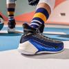 Anta Баскетбольные кроссовки Thompson KT4 Playoffs Mid мужские баскетбольные кроссовки черные синие 11921101-2