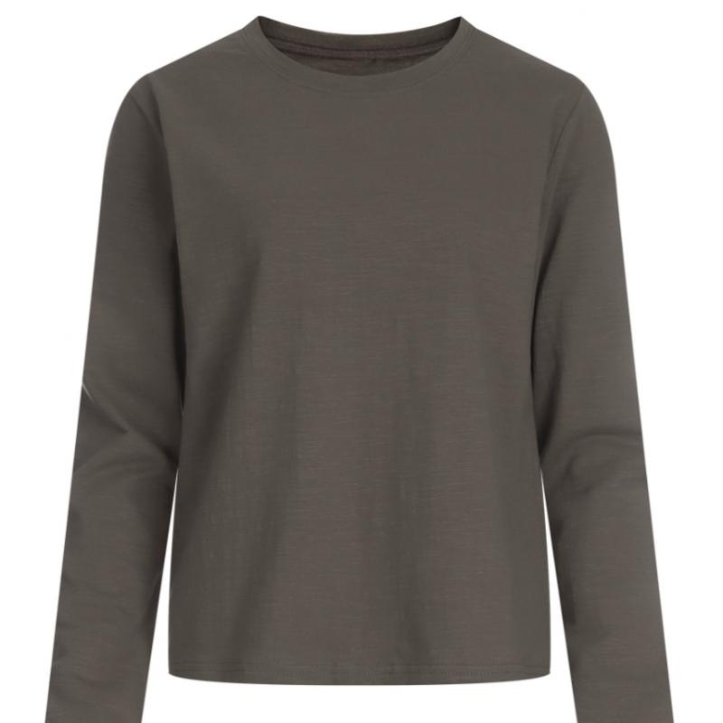 Shop Women Long Sleeve T shirT 100 coTTon Dark Purple Dai Wsh 1153