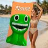 Customizable personalized beach towels Garten Of Banban themed designs.Suitable for the beach, yoga, sports;ideal as beach accessories