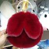 Plush Rabbit Bag Women Cute Handheld Plush Bag Autumn Winter Girls Chain Crossbody Bags Rabbit Ear Clip Bag